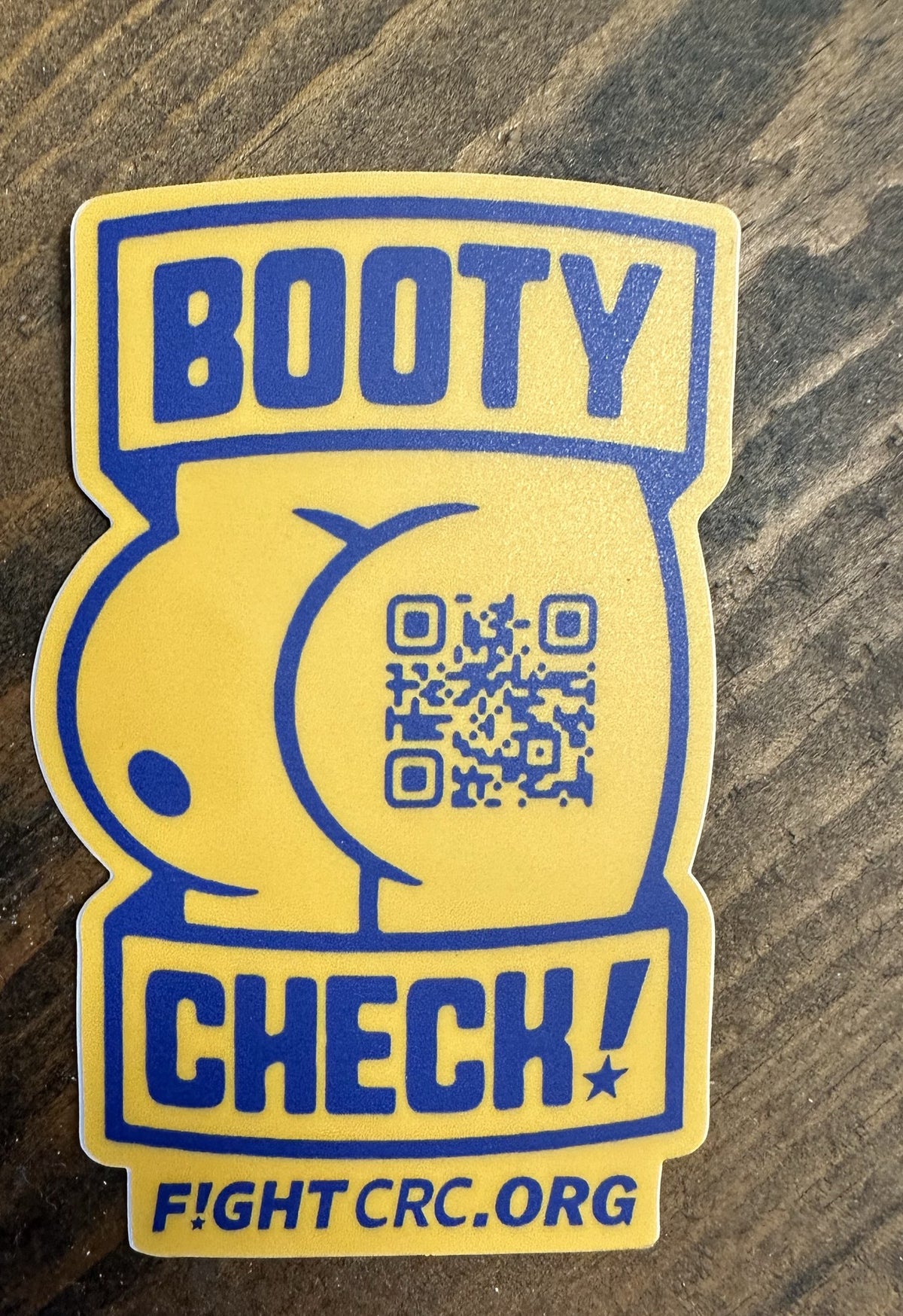 Booty Check Sticker