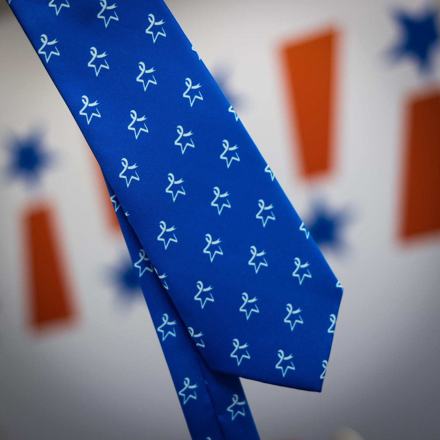 Colorectal Cancer Blue Star Tie