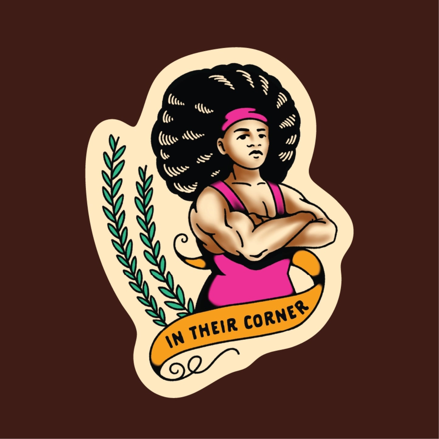 In Their Corner Vinyl Sticker