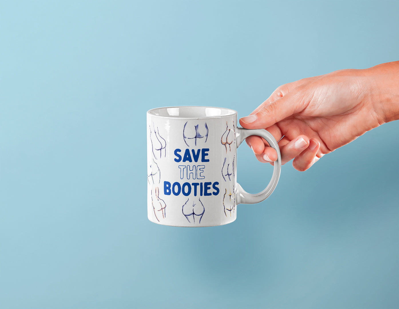 Save the Booties Butts Mug