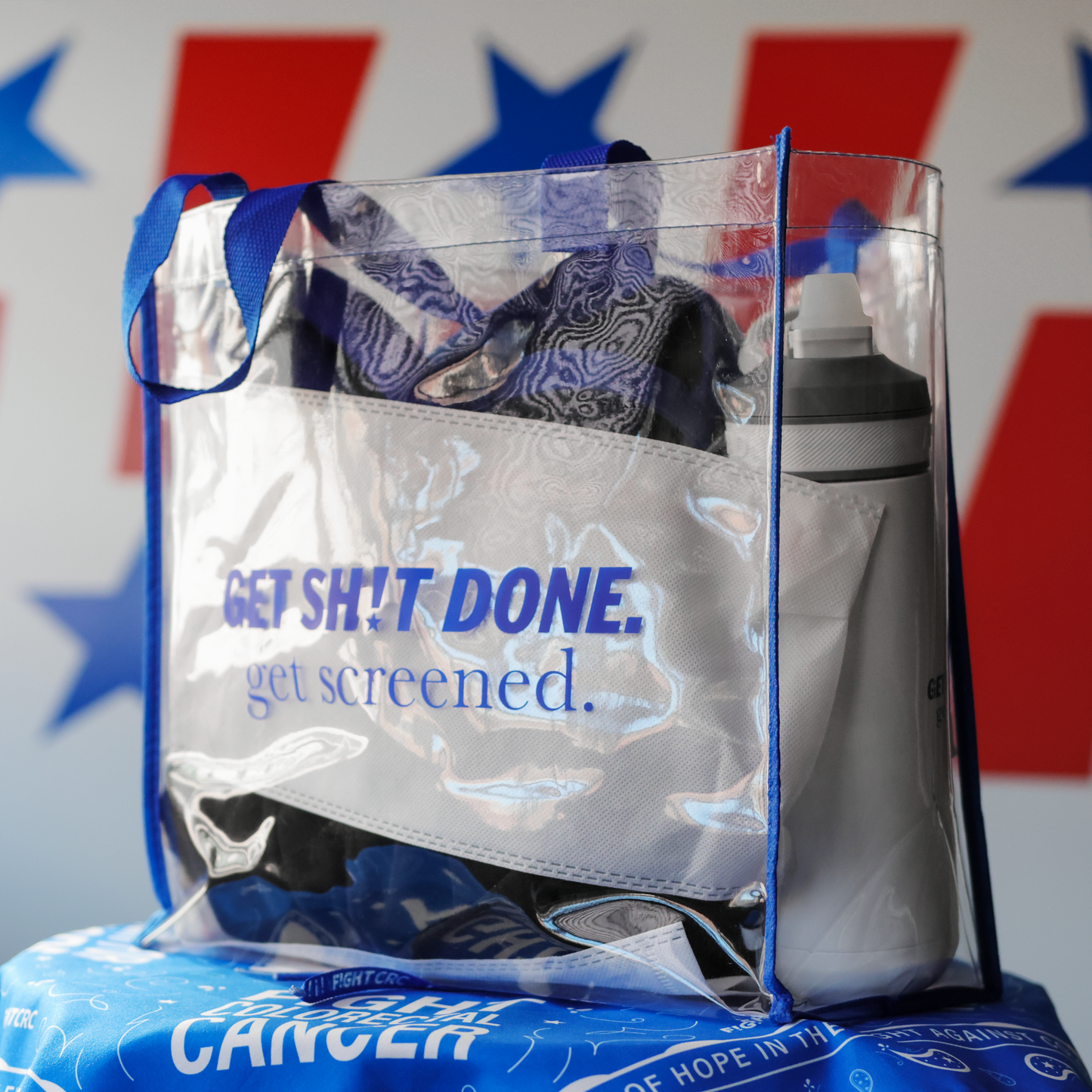 Clear Fight CRC Tote Bag