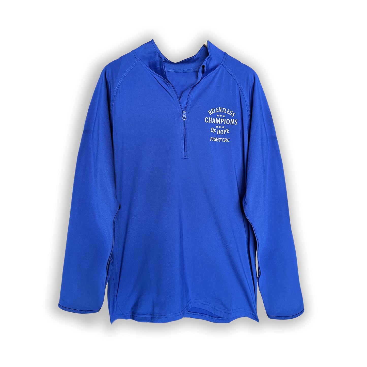 "Relentless Champion of Hope" Unisex 1/2 Zip Pullover