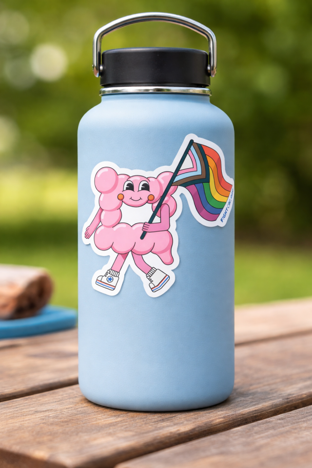 Walk with Pride Colon Sticker