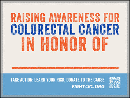 At Home Flag Kit Yard Sign - Raising Awareness in Honor of...