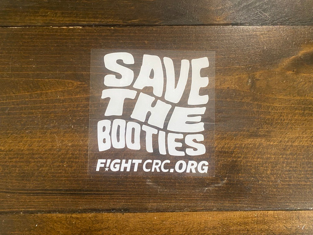 Save the Booties Decal