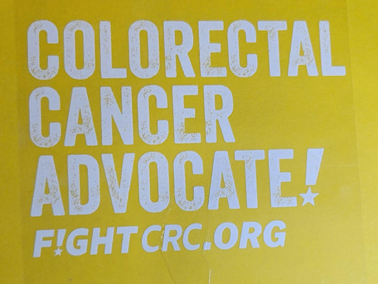 Colorectal Cancer Advocate Decal