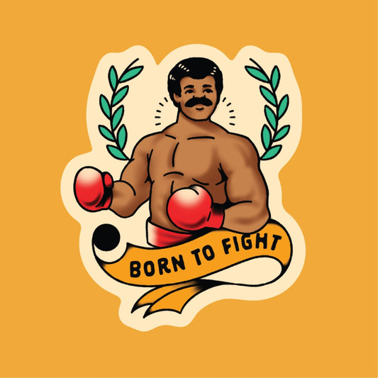 Born to Fight Vinyl Sticker