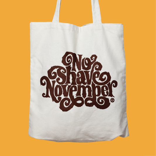 No Shave November Canvas Tote