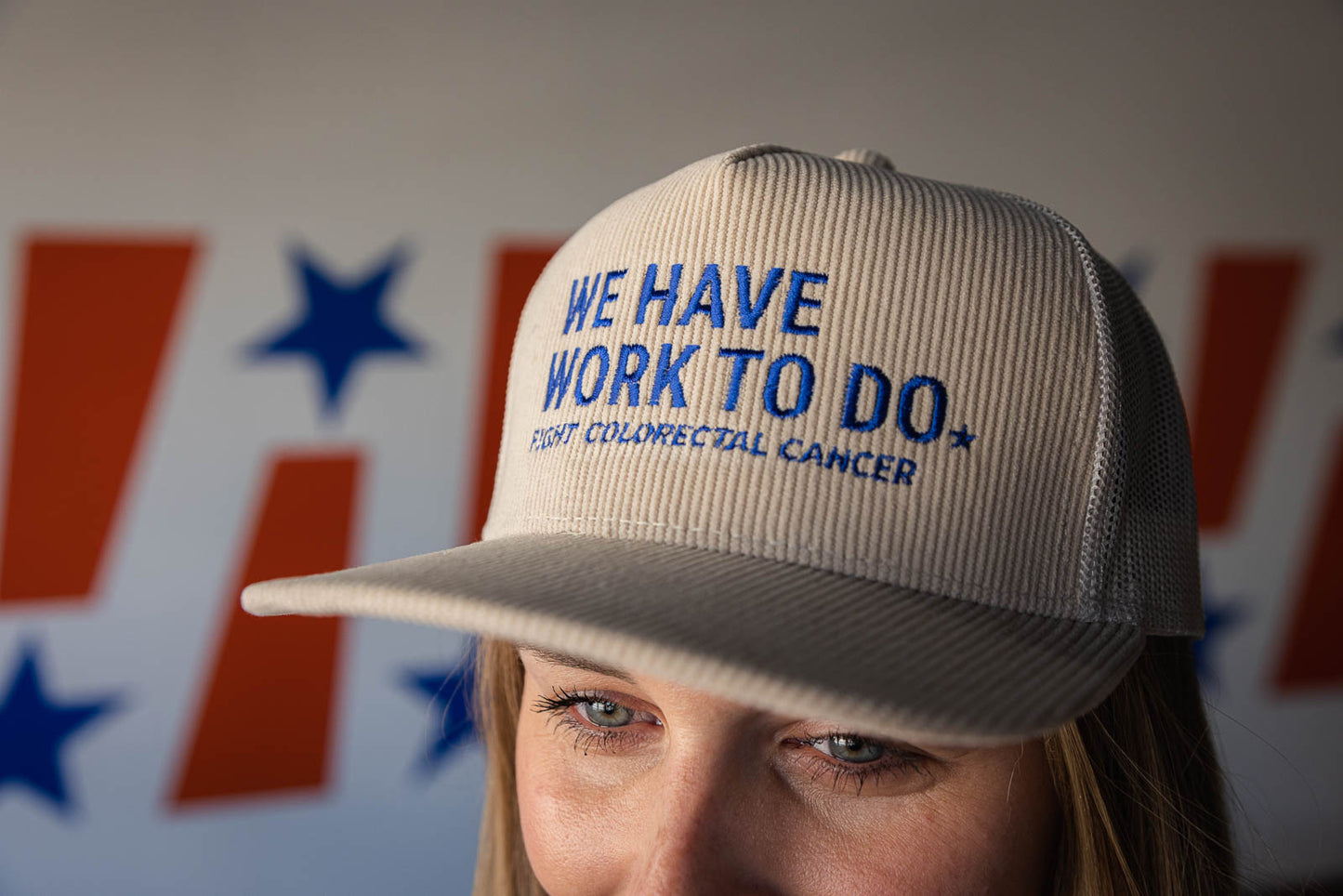 "We Have Work To Do" & Fight CRC Logo